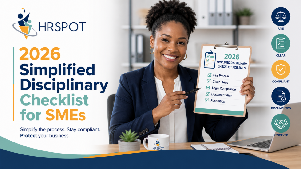 2026 Simplified Disciplinary Checklist for SMEs